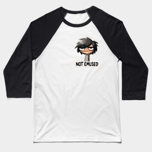 Not Emused Emo Emu Baseball T-Shirt